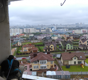 Panoramnaja balkonnaja rama v Minske0